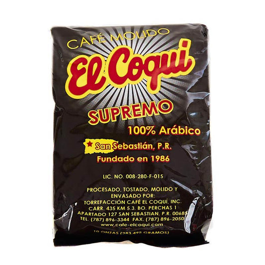EL COQUI SUPREME GROUND COFFEE 10.0 OZ