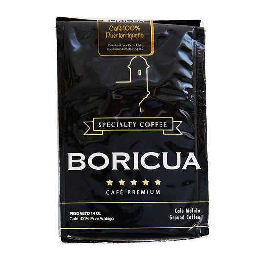 BORICUA COFFEE GROUND COFFEE 14 OZ