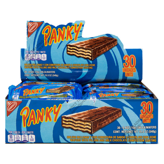 Panky Chocolate Wafers WITH FILLING AND MILK CHOCOLATE CONFECTION COATING (0.60 oz, 30 ct)