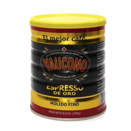 YAUCONO CAFÉ MOLIDO EXPRESO DE ORO 8.8OZ