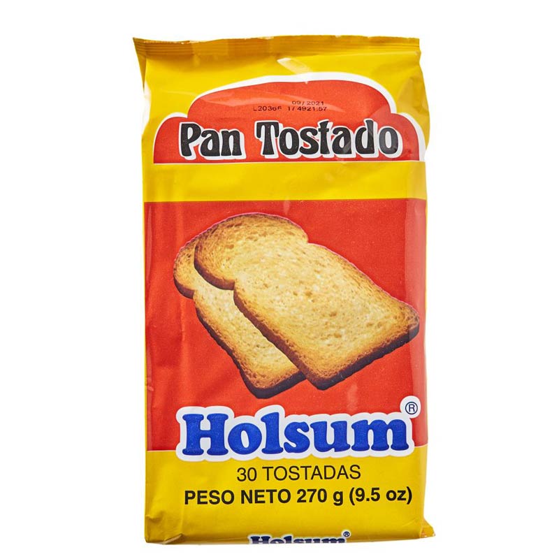 HOLSUM PAN TOSTADO 9.5 OZ