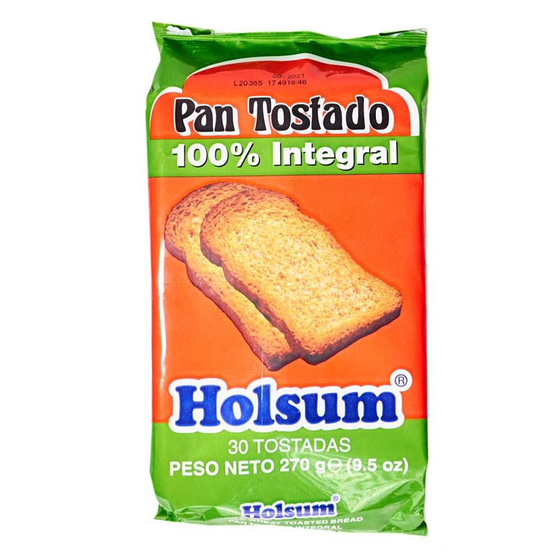 HOLSUM PAN TOSTADO INTEGRAL 9.5 OZ