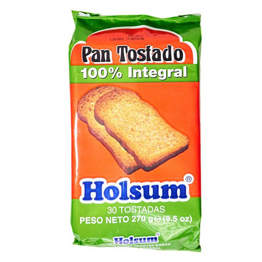 HOLSUM WHOLE TOAST BREAD 9.5 OZ