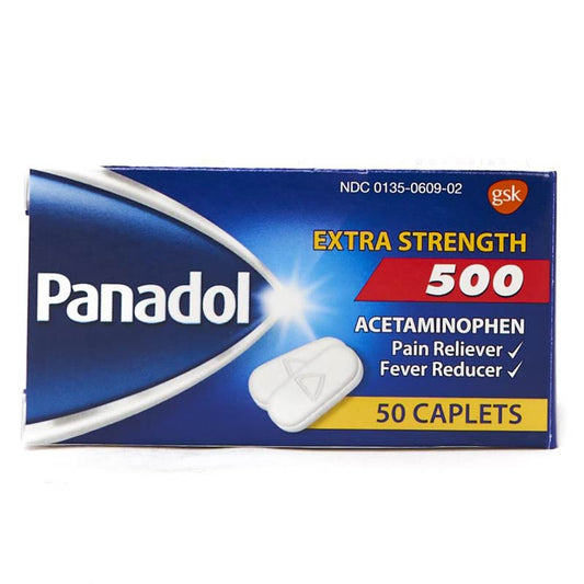 Panadol Extra Strength 500mg 50 ea