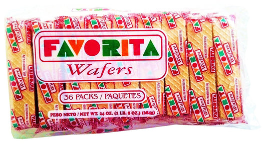 Favorita Wafers 36 Packs  (Galletas Favorita From Puerto Rico)