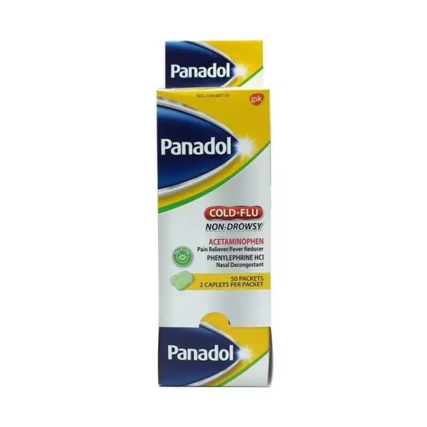 Panadol Cold &Flu  Dispenser - 50 ct. - 2 pk.