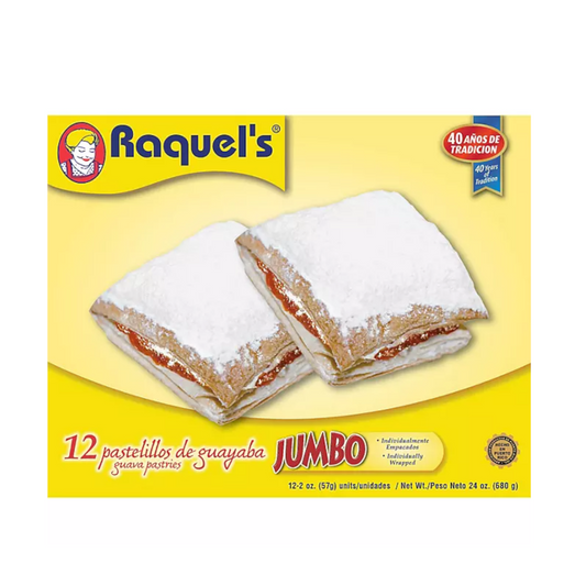 Raquel's Jumbo Guava Pastries Sweet guava (1.5 oz., 12 pk.)