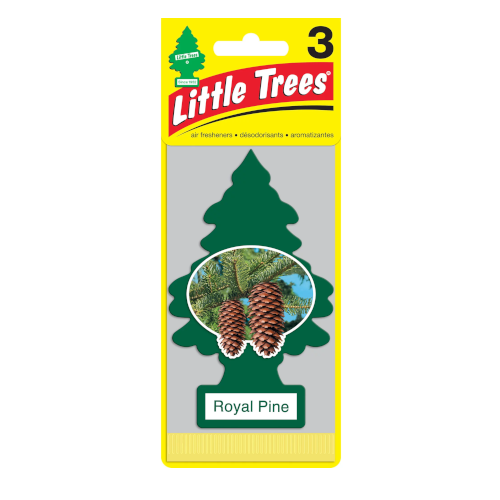 Little Trees Air Fresheners Royal Pine Fragrance 5-Pack