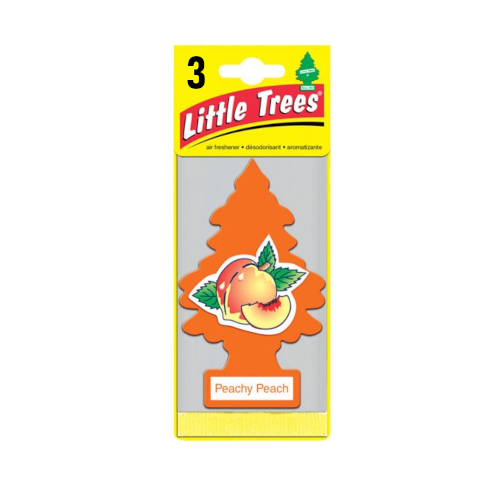5 Pinito Little Tree Car Air Freshener, Peachy Peach