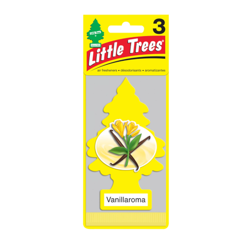 Pinito Little Trees Air Fresheners Vanilla aroma Fragrance, 5 Pack