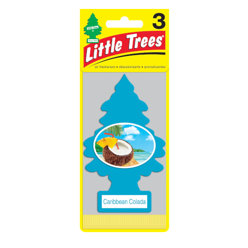Pinito Little Trees Air Fresheners Caribbean Colada Fragrance 5-Pack