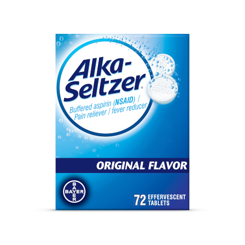 Alka-Seltzer Heartburn Relief and Pain Relief Antacid Tablets, 72 Count Dispenser